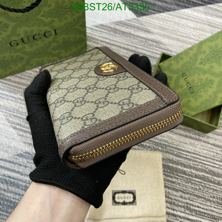 Gucci-Wallet Mirror Quality Code: AT3335 $: 99USD