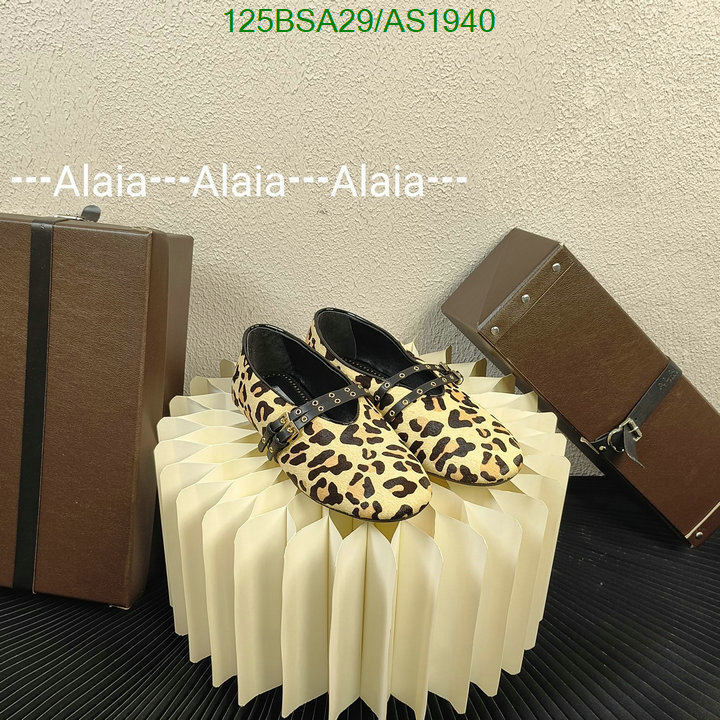 ALAIA-Women Shoes Code: AS1940 $: 125USD