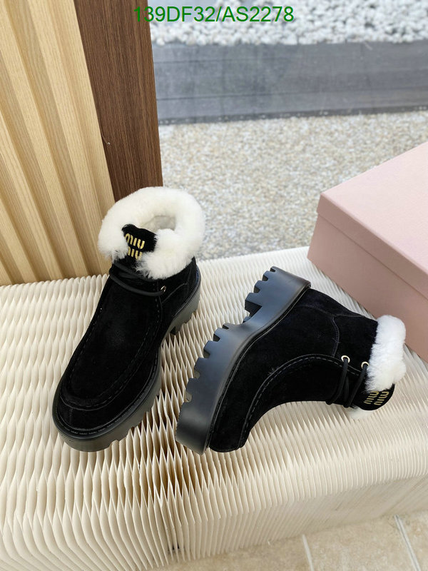 Miu Miu-Women Shoes Code: AS2278 $: 139USD