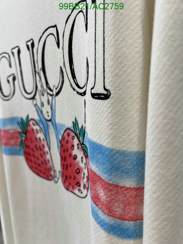 Gucci-Clothing Code: AC2759 $: 99USD