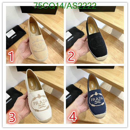 Prada-Women Shoes Code: AS2222 $: 75USD