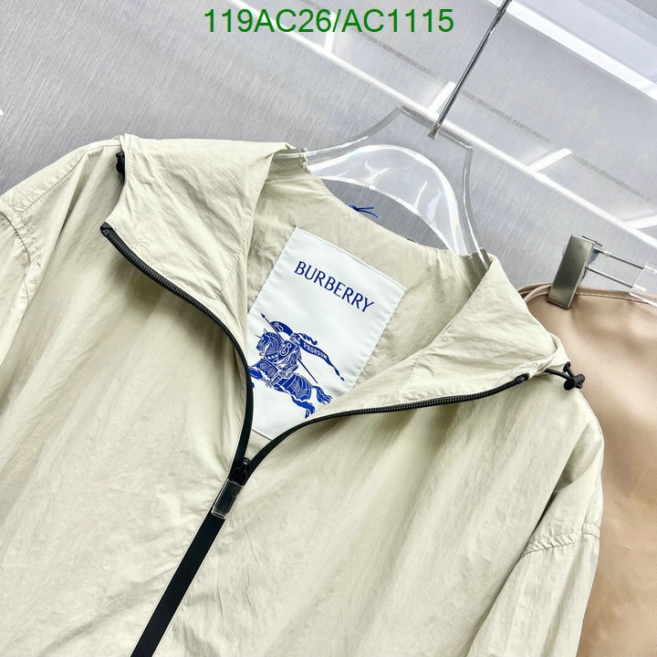 Burberry-Down jacket Women Code: AC1115 $: 119USD