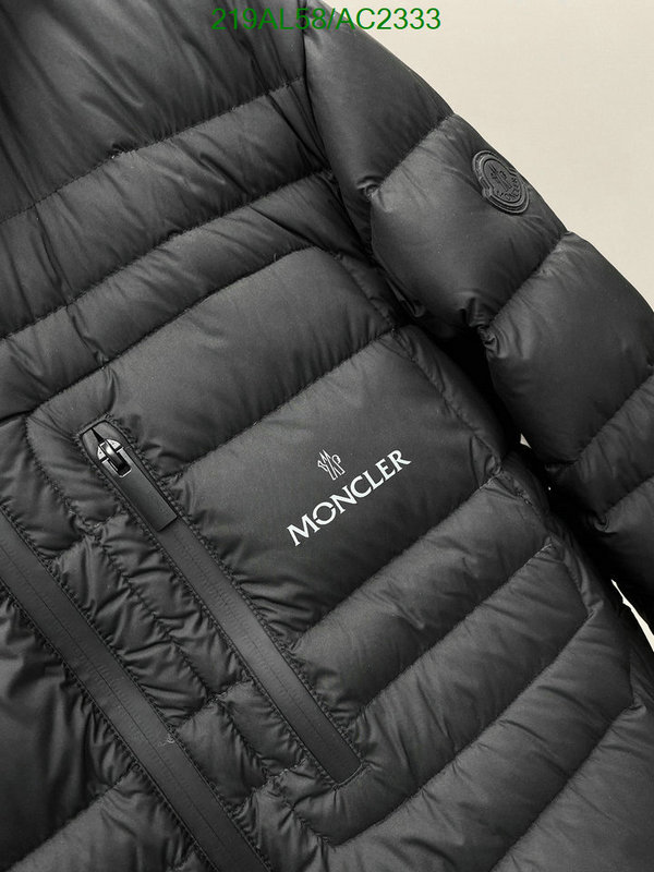 Moncler-Down jacket Men Code: AC2333 $: 219USD