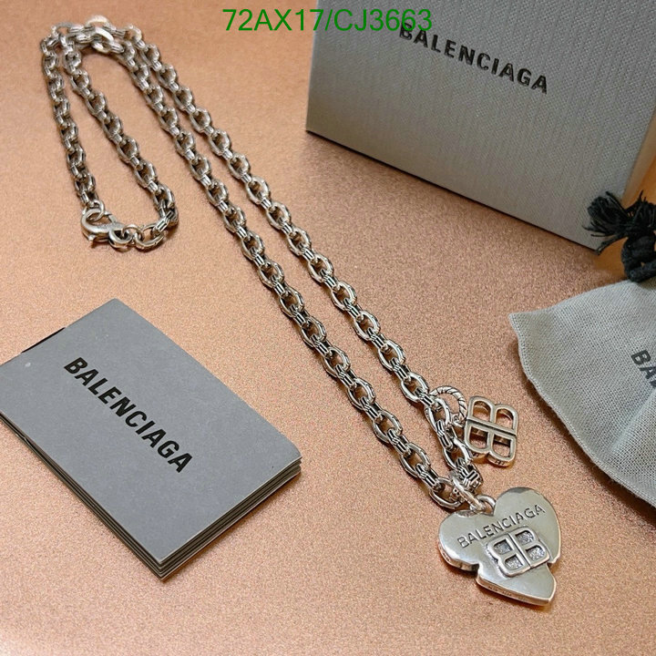 Balenciaga-Jewelry Code: CJ3663 $: 72USD