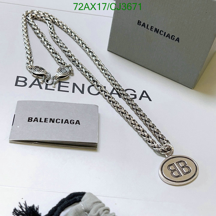 Balenciaga-Jewelry Code: CJ3671 $: 72USD