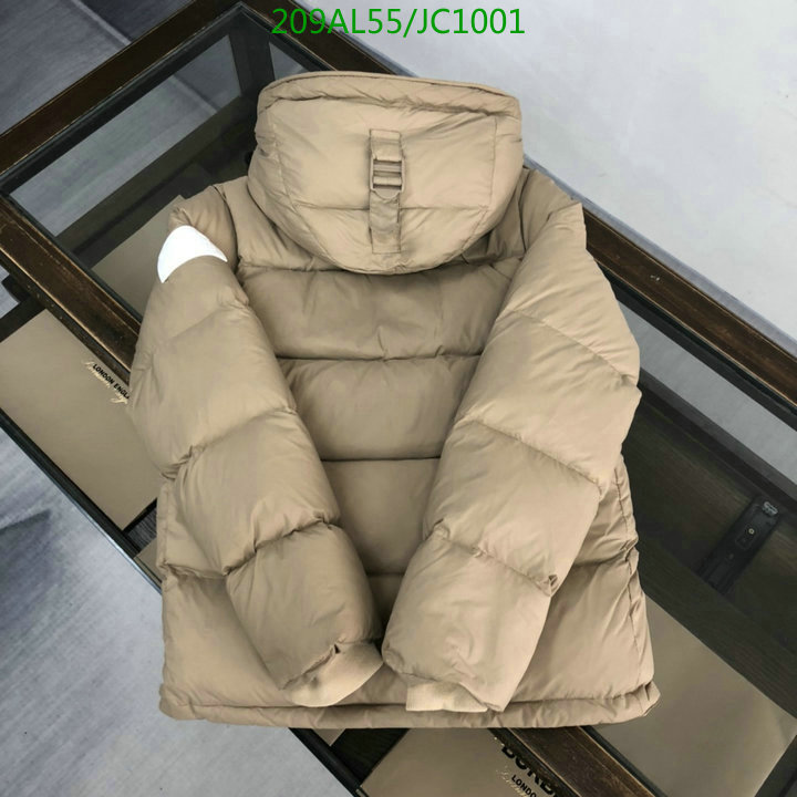 Burberry-Down jacket Men Code: JC1001 $: 209USD