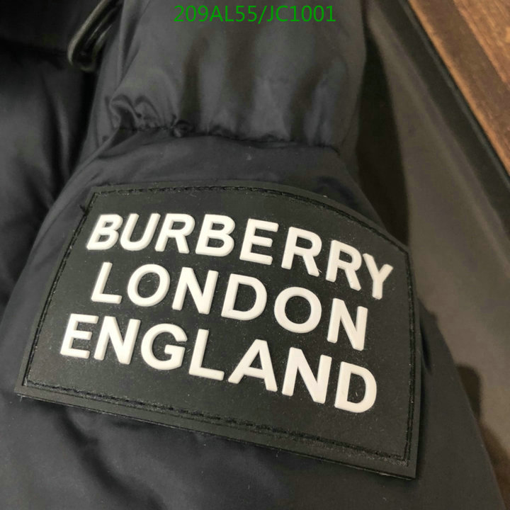 Burberry-Down jacket Men Code: JC1001 $: 209USD