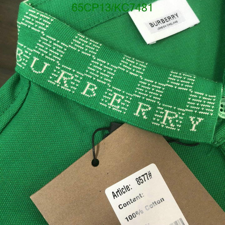 Burberry-Clothing Code: KC7481 $: 65USD