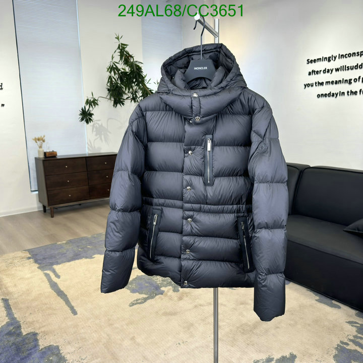 Moncler-Down jacket Men Code: CC3651 $: 249USD