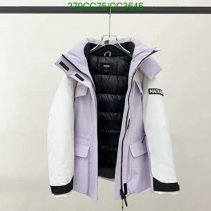 Mackage-Down jacket Women Code: CC3646 $: 279USD