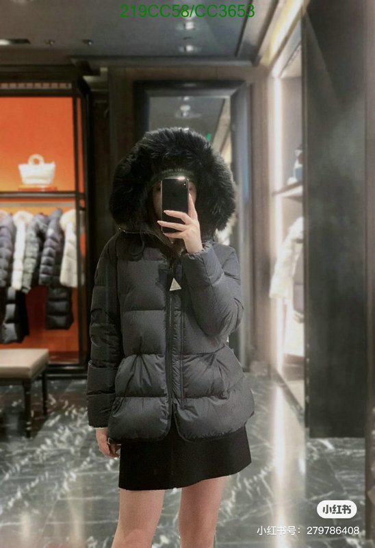 Moncler-Down jacket Women Code: CC3653 $: 219USD