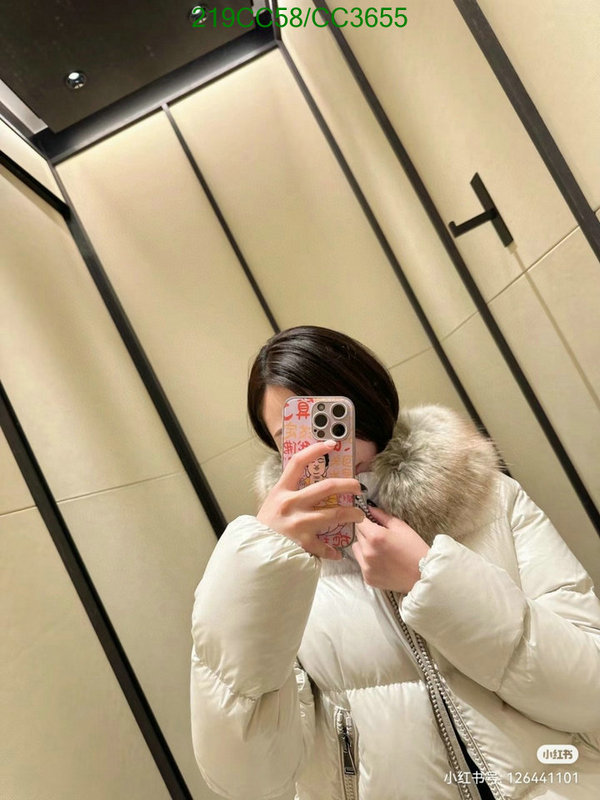 Moncler-Down jacket Women Code: CC3655 $: 219USD