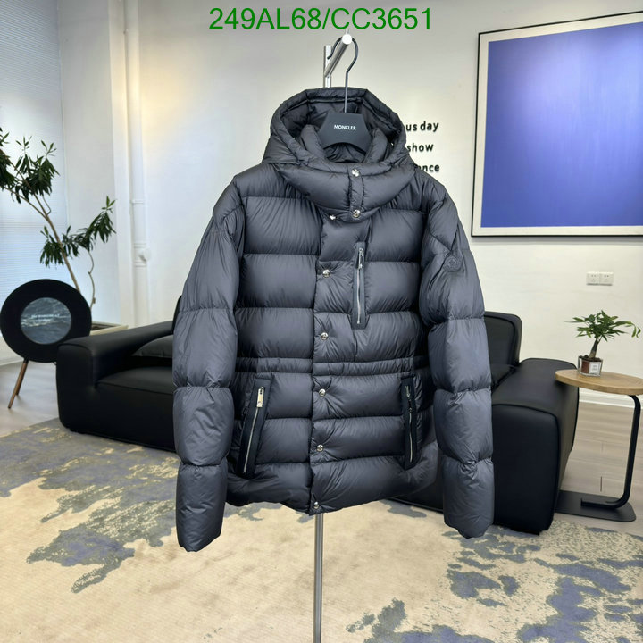 Moncler-Down jacket Men Code: CC3651 $: 249USD