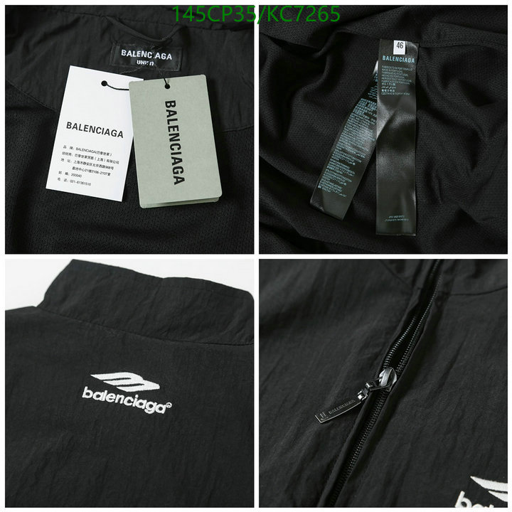 Balenciaga-Clothing Code: KC7265