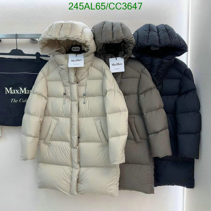 MaxMara-Down jacket Women Code: CC3647 $: 245USD