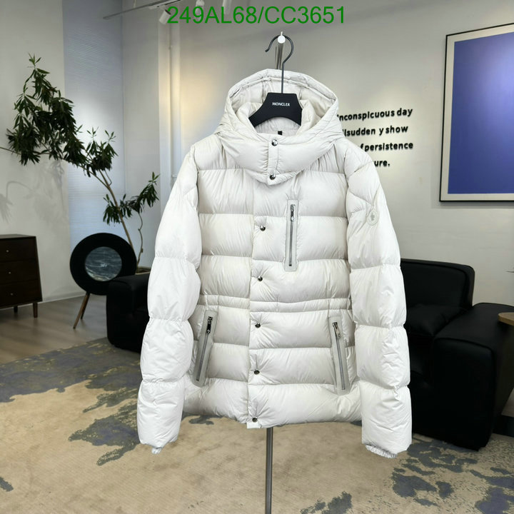 Moncler-Down jacket Men Code: CC3651 $: 249USD