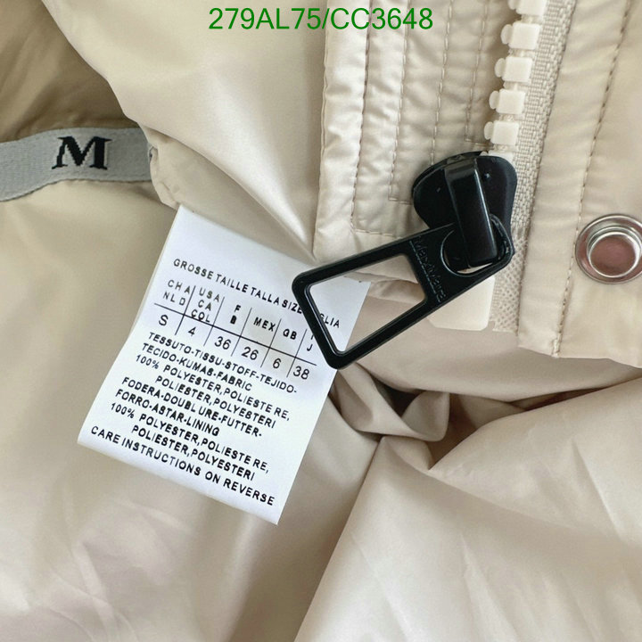 MaxMara-Down jacket Women Code: CC3648 $: 279USD