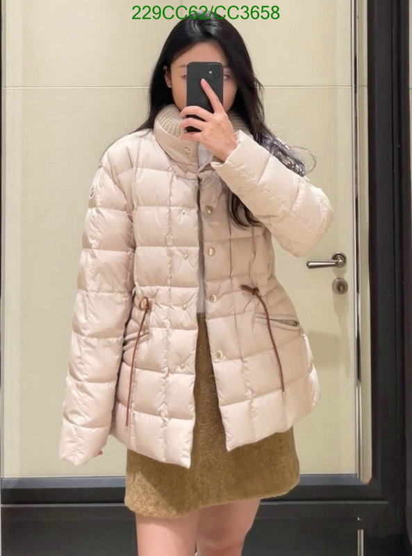 Moncler-Down jacket Women Code: CC3658 $: 229USD