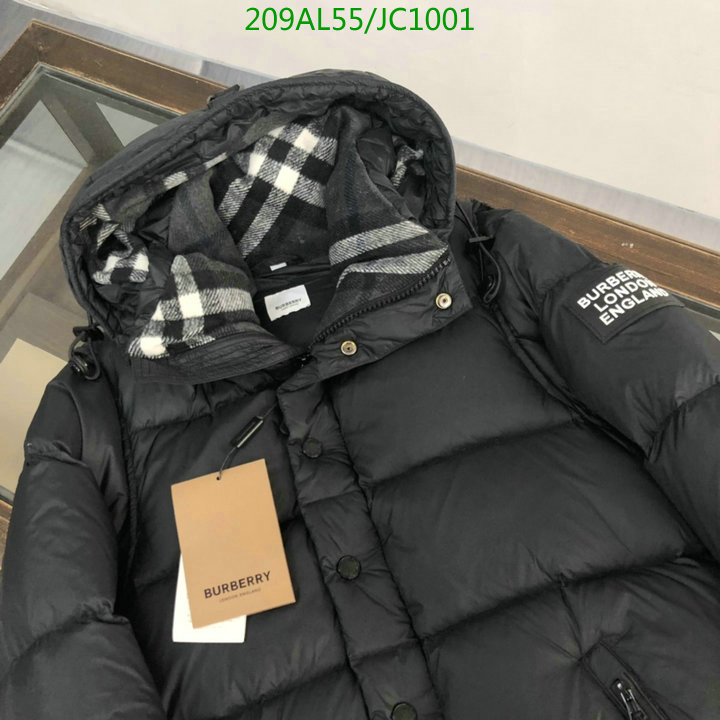 Burberry-Down jacket Men Code: JC1001 $: 209USD