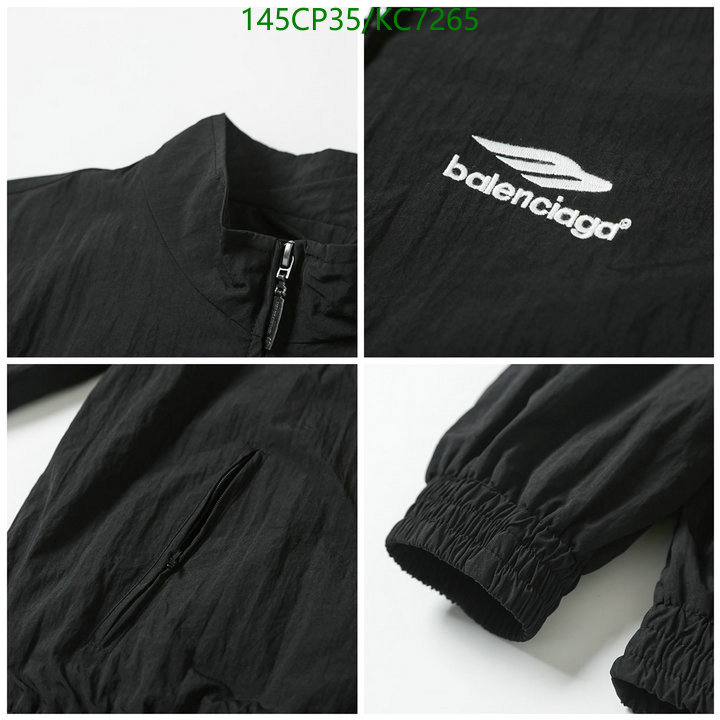 Balenciaga-Clothing Code: KC7265