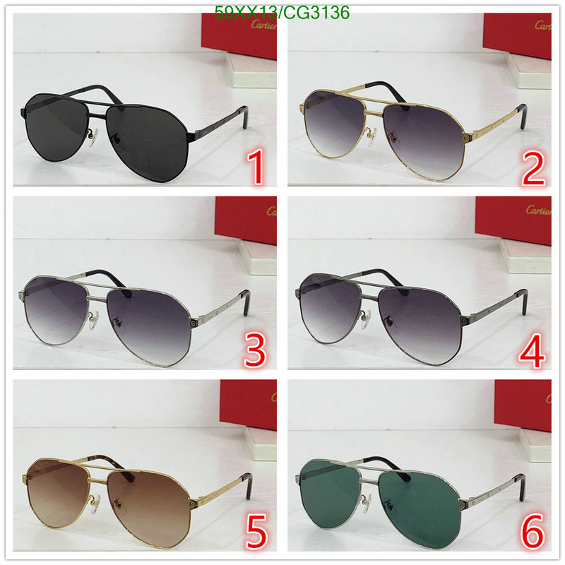 Cartier-Glasses Code: CG3136 $: 59USD