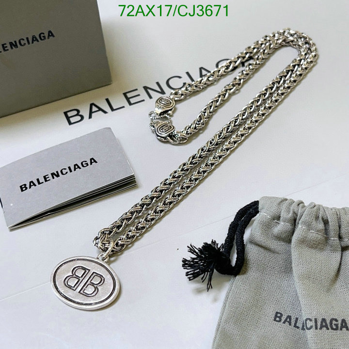 Balenciaga-Jewelry Code: CJ3671 $: 72USD