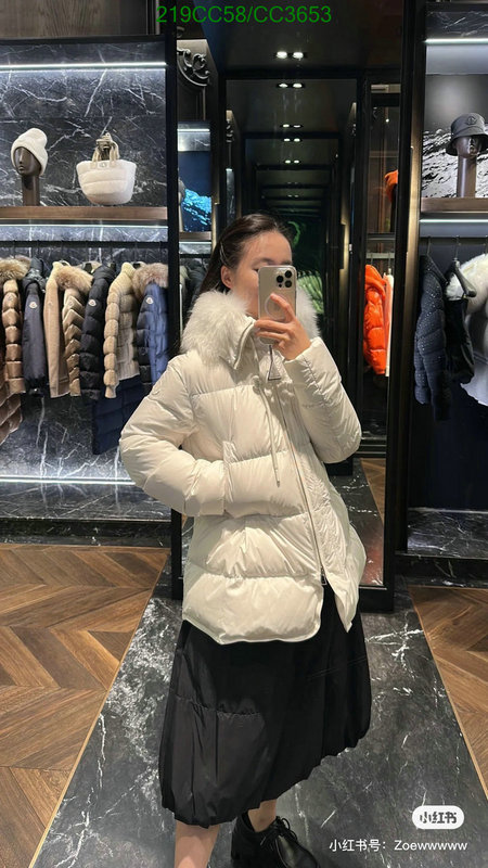 Moncler-Down jacket Women Code: CC3653 $: 219USD