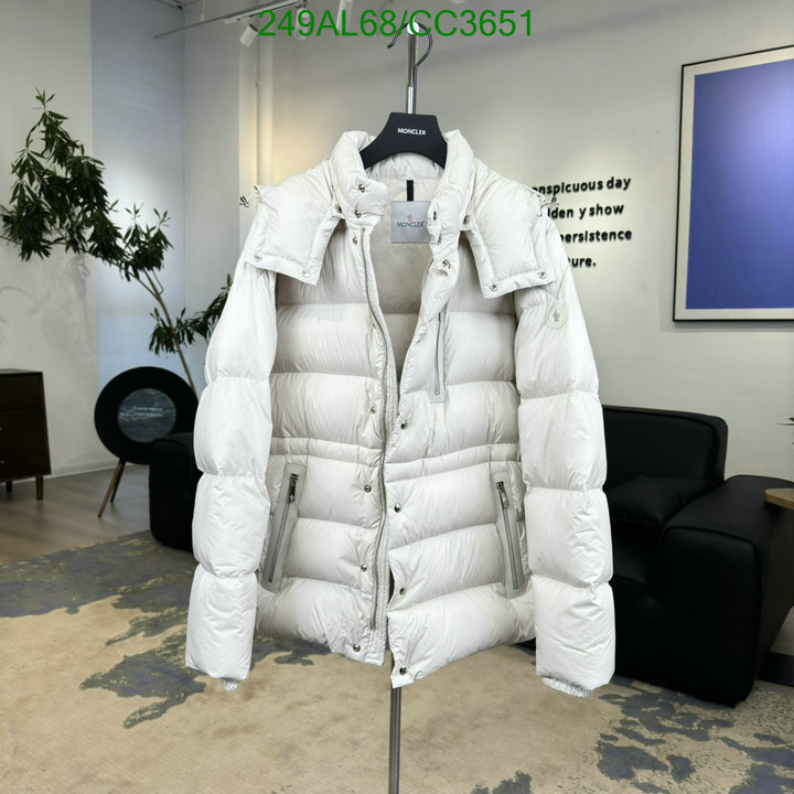 Moncler-Down jacket Men Code: CC3651 $: 249USD