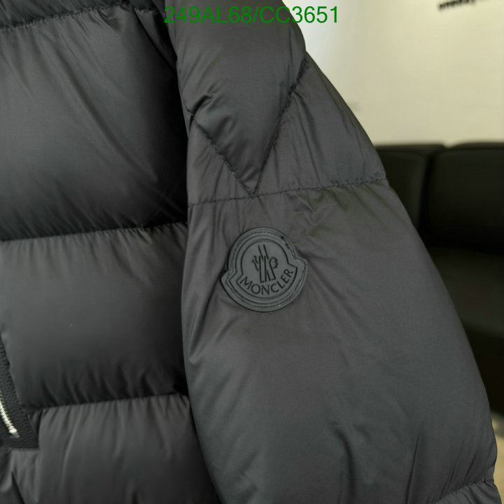 Moncler-Down jacket Men Code: CC3651 $: 249USD