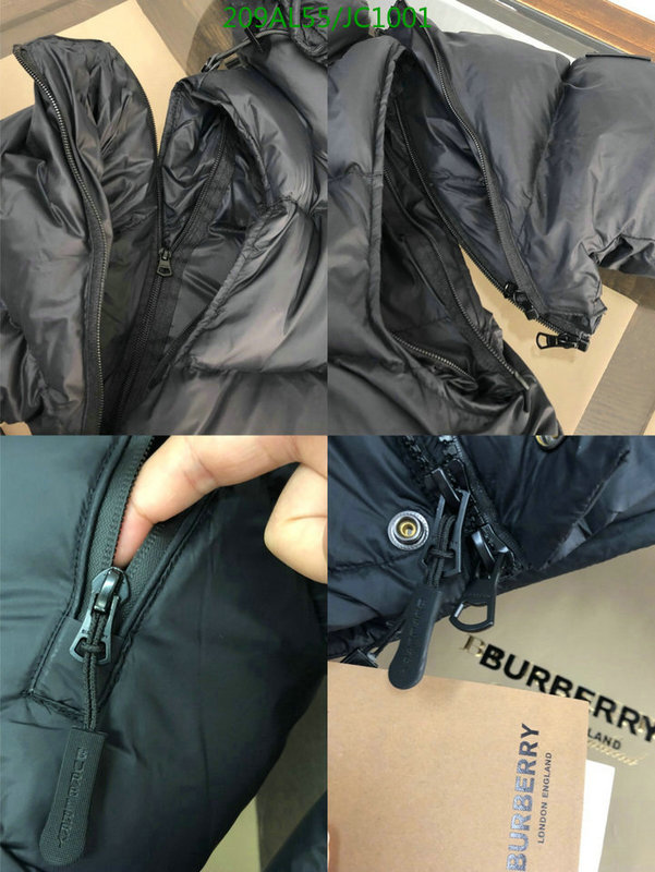 Burberry-Down jacket Men Code: JC1001 $: 209USD