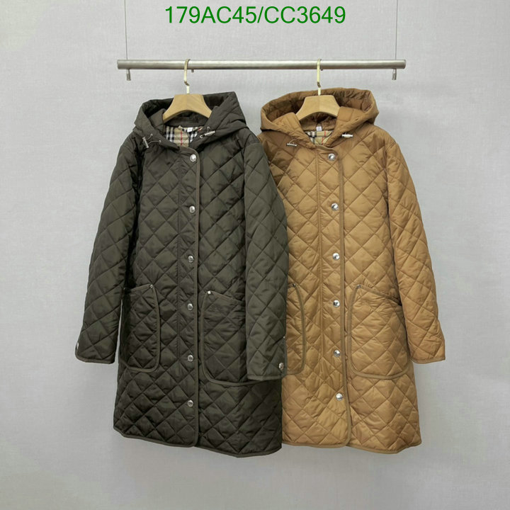 Burberry-Down jacket Women Code: CC3649 $: 179USD