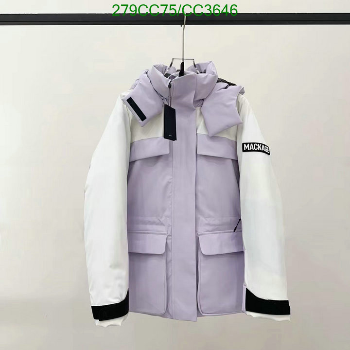 Mackage-Down jacket Women Code: CC3646 $: 279USD