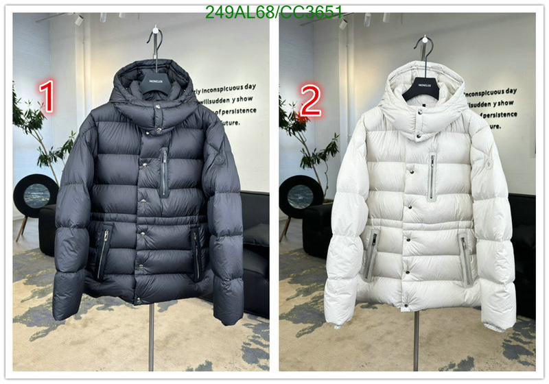 Moncler-Down jacket Men Code: CC3651 $: 249USD