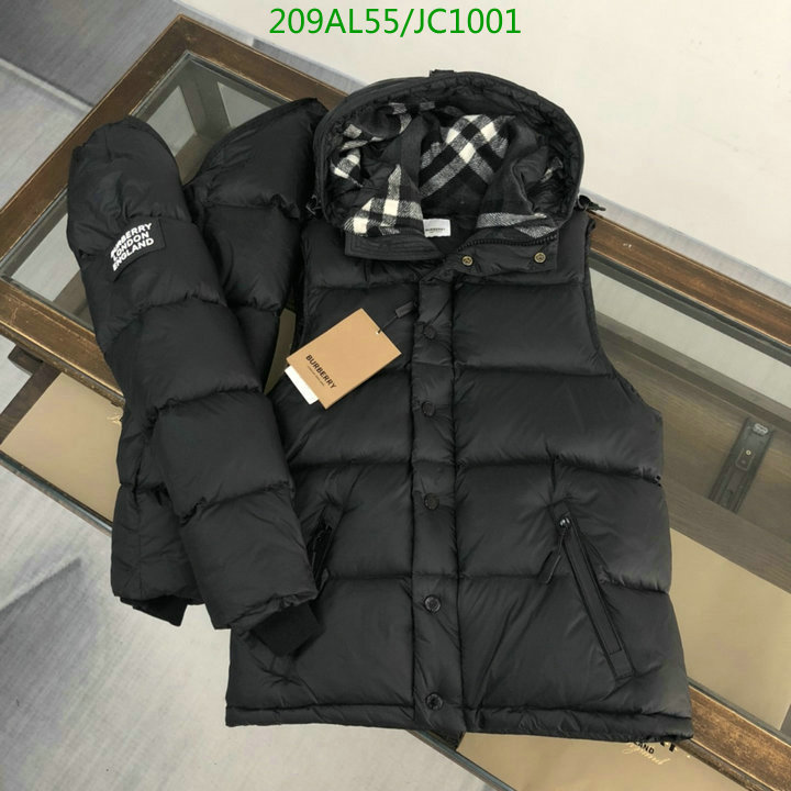 Burberry-Down jacket Men Code: JC1001 $: 209USD