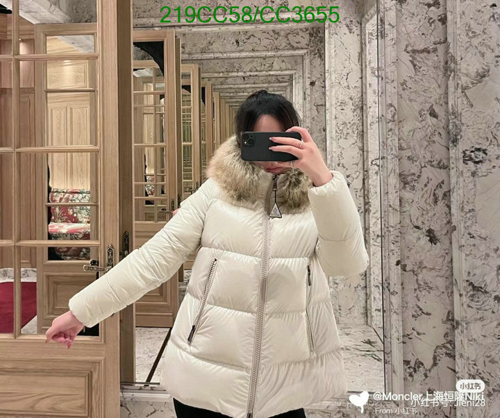 Moncler-Down jacket Women Code: CC3655 $: 219USD