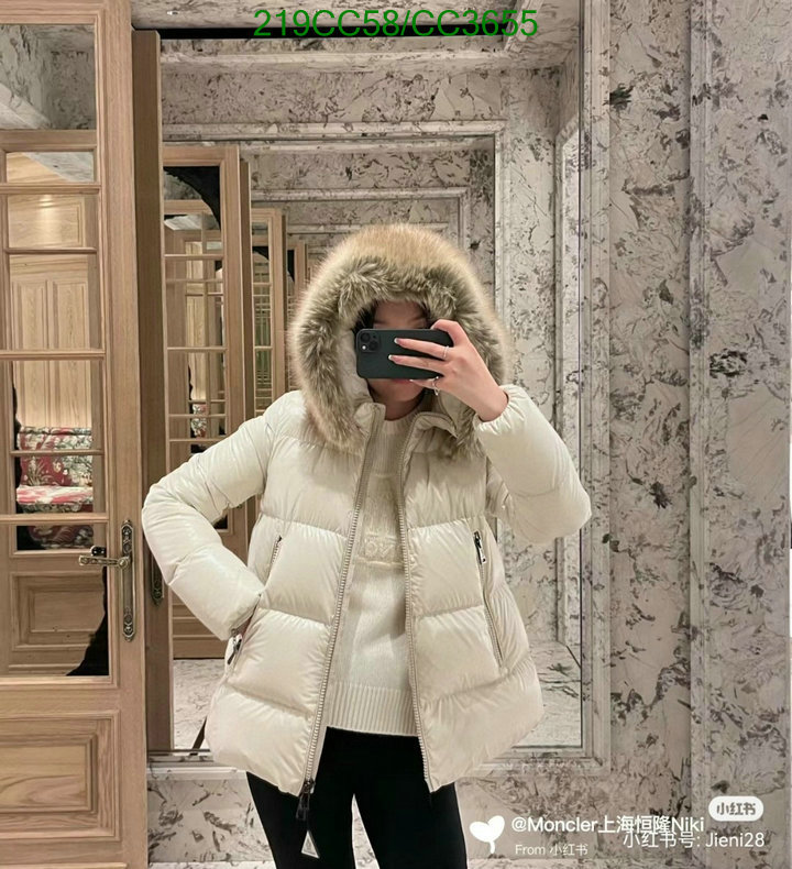 Moncler-Down jacket Women Code: CC3655 $: 219USD