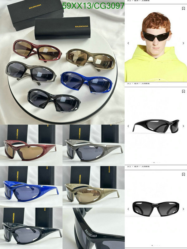 Balenciaga-Glasses Code: CG3097 $: 59USD