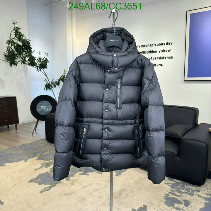 Moncler-Down jacket Men Code: CC3651 $: 249USD