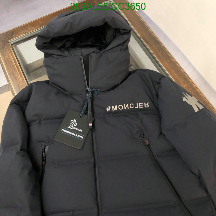 Moncler-Down jacket Men Code: CC3650 $: 209USD