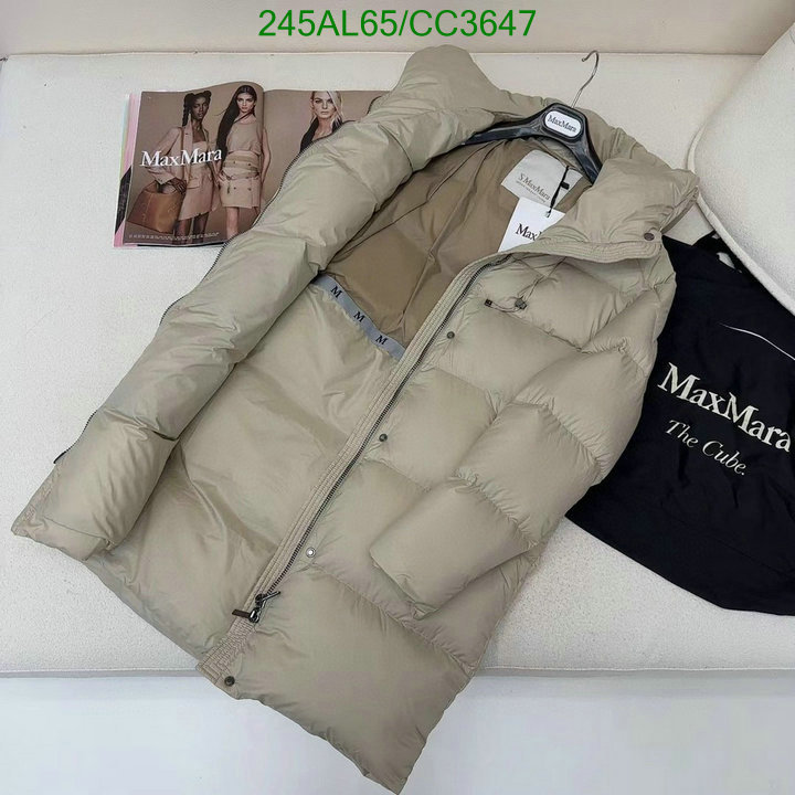 MaxMara-Down jacket Women Code: CC3647 $: 245USD