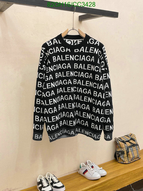 Balenciaga-Clothing Code: CC3428 $: 82USD