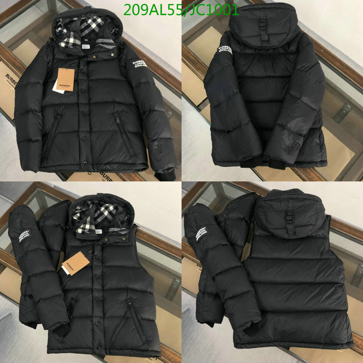 Burberry-Down jacket Men Code: JC1001 $: 209USD