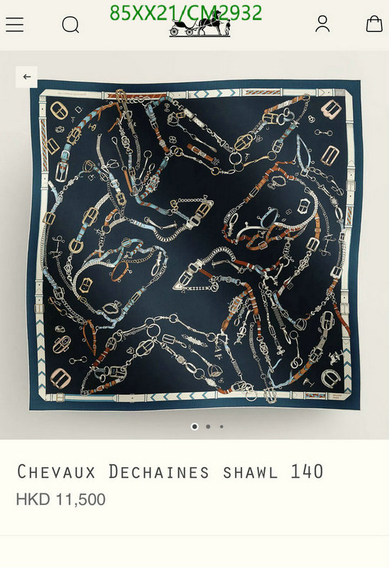 Hermes-Scarf Code: CM2932 $: 85USD