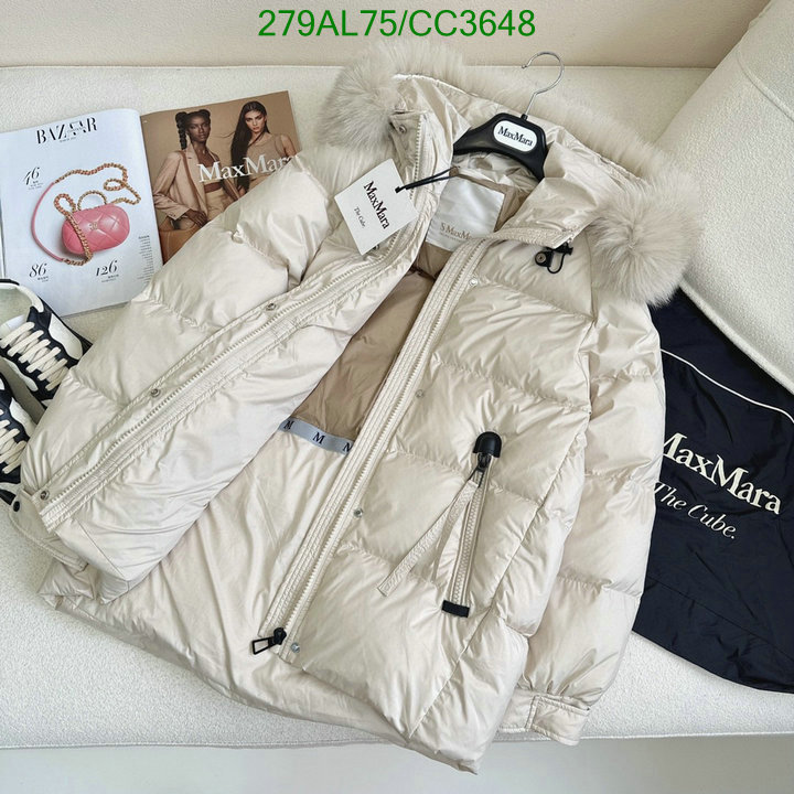 MaxMara-Down jacket Women Code: CC3648 $: 279USD