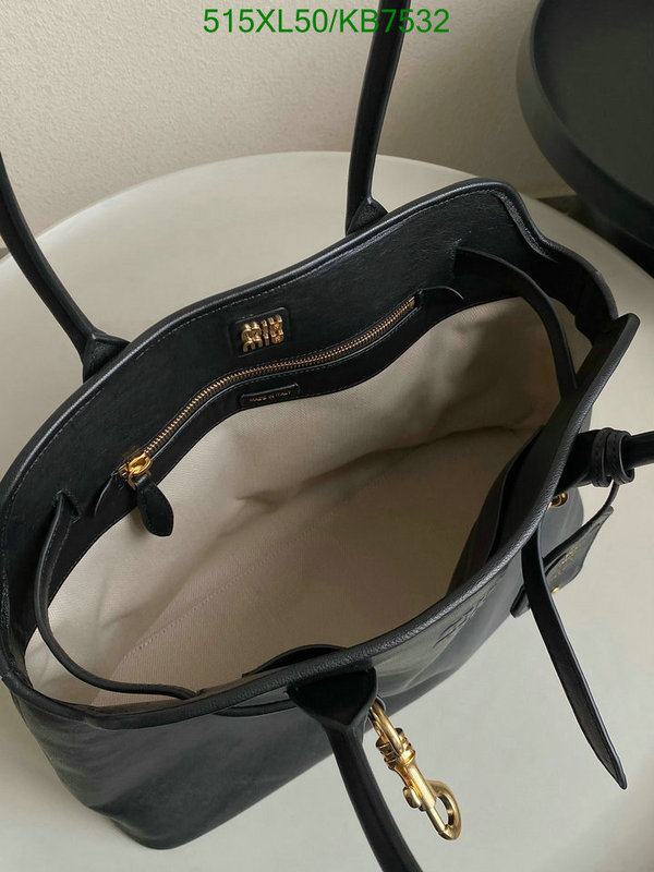 Miu Miu-Bag-Mirror Quality Code: KB7532 $: 515USD