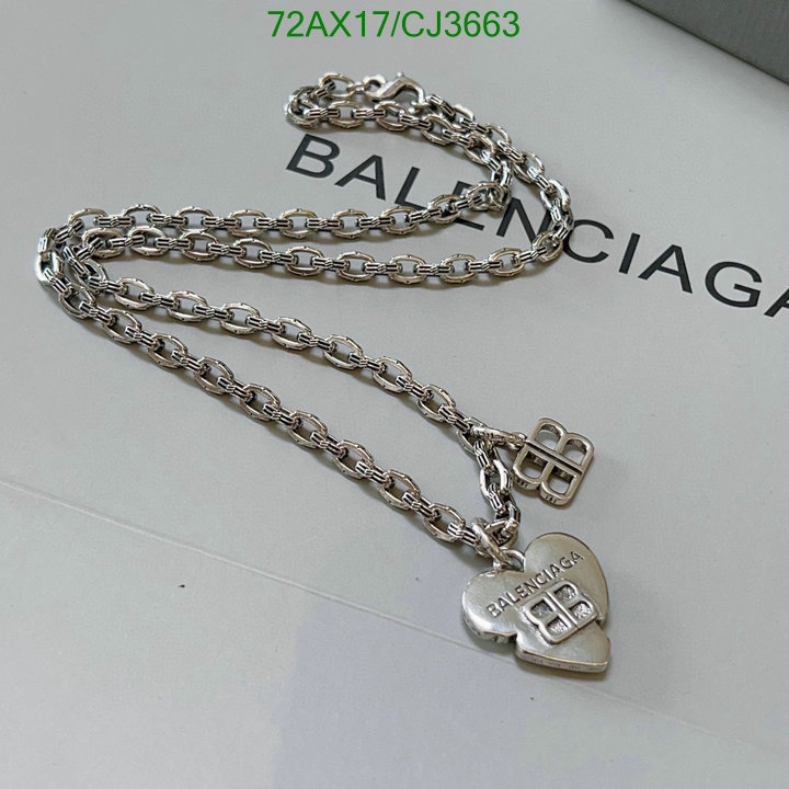 Balenciaga-Jewelry Code: CJ3663 $: 72USD