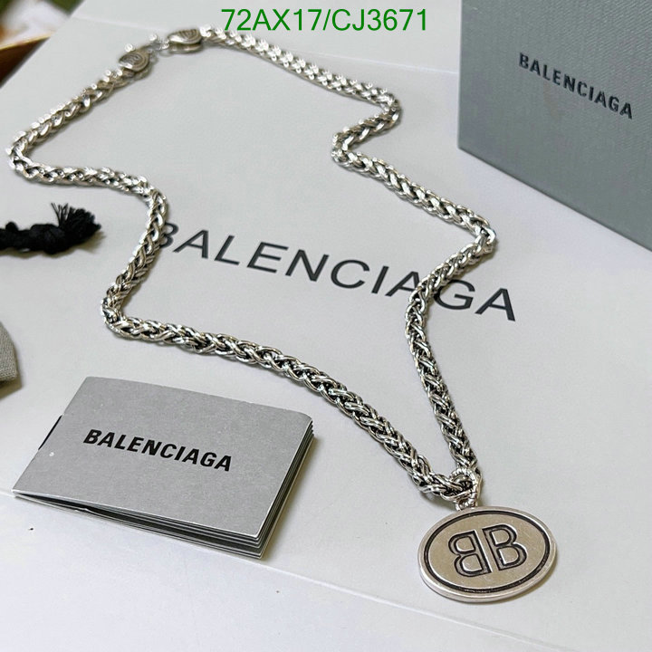 Balenciaga-Jewelry Code: CJ3671 $: 72USD