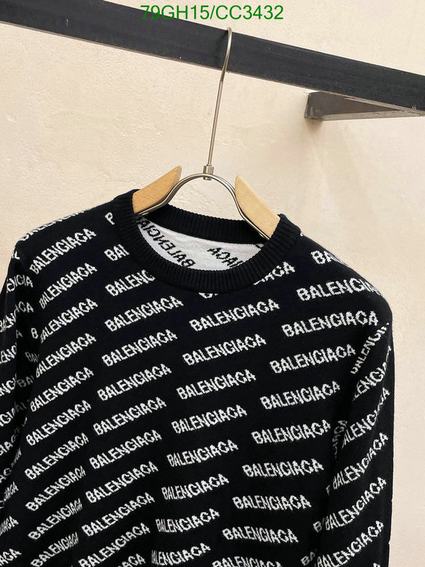 Balenciaga-Clothing Code: CC3432 $: 79USD