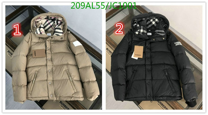 Burberry-Down jacket Men Code: JC1001 $: 209USD