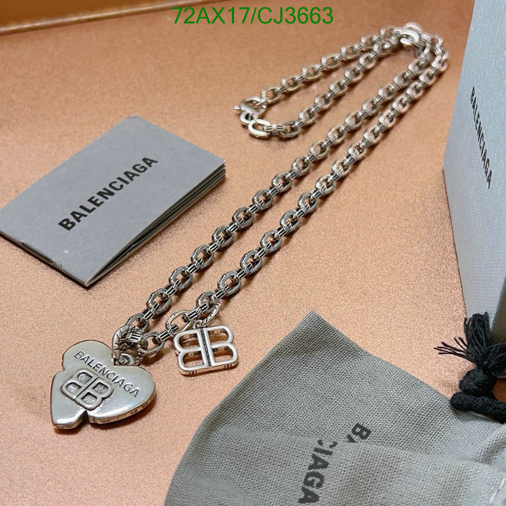 Balenciaga-Jewelry Code: CJ3663 $: 72USD